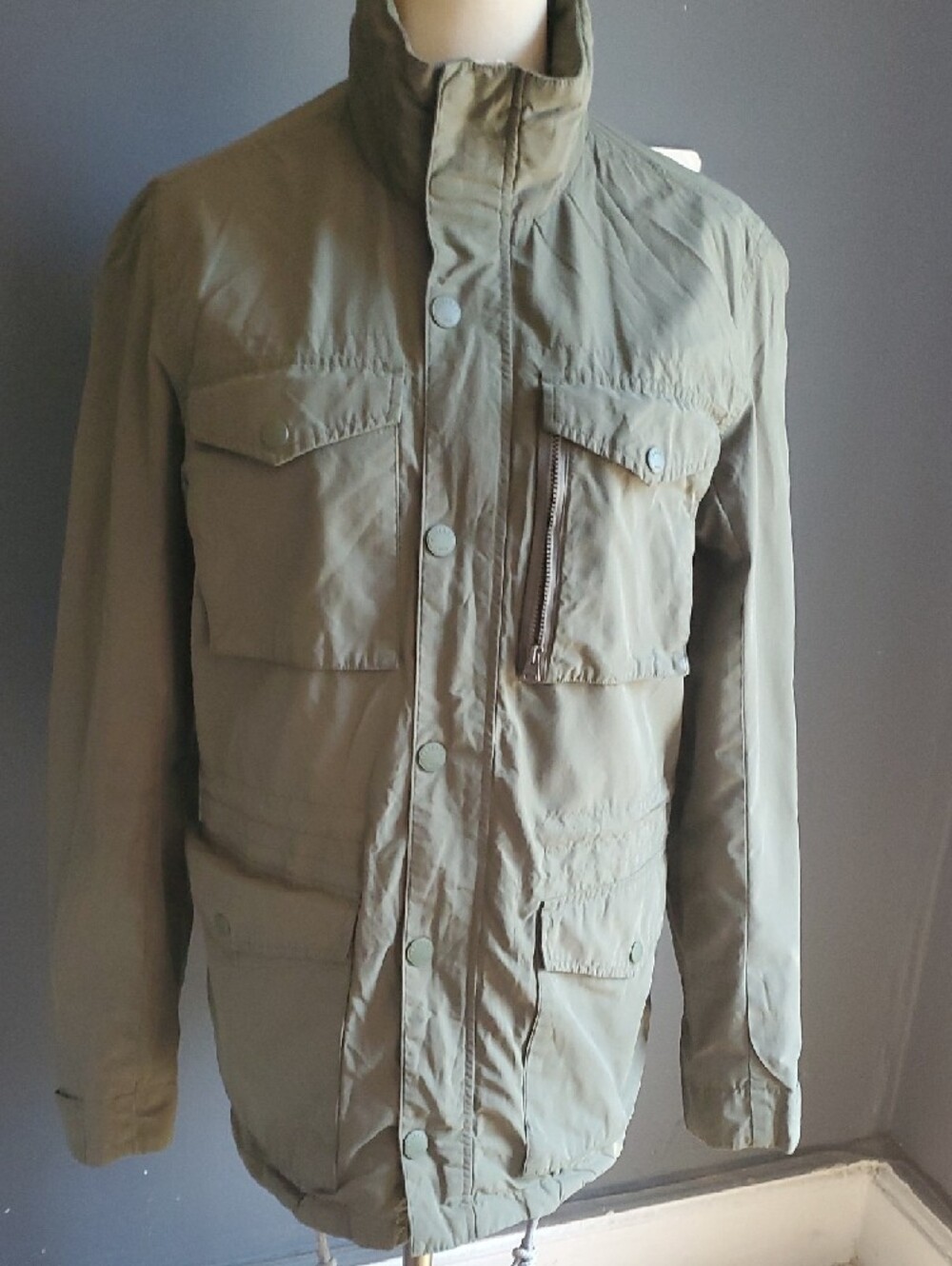 Faherty Olive Utility Field Jacket - Picture 2 of 13